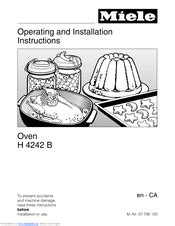 Miele H 4242 B Manual pdf manual